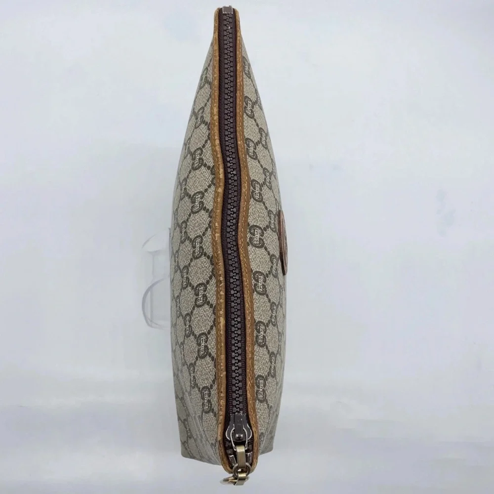 Gucci GG Plus Supreme PVC Leather Beige toiletry bag - men’s / women’s - EUC - Picture 8 of 13